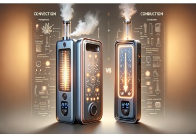 Les différences entre les vaporisateurs portables à convection et à conduction