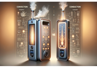 The differences between portable vaporizers with convection and conduction heating.