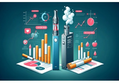 Study shows Vaping has lower cancer risk than smoking