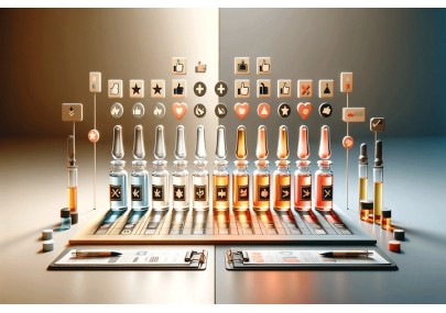What are the advantages and disadvantages of the different e-liquid compositions?