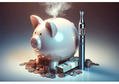 How does the electronic cigarette cost less than the traditional cigarette?